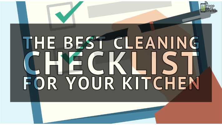 commercial kitchen cleaning checklist