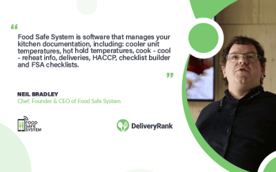 DeliveryRank Interview digital food safety compliance.