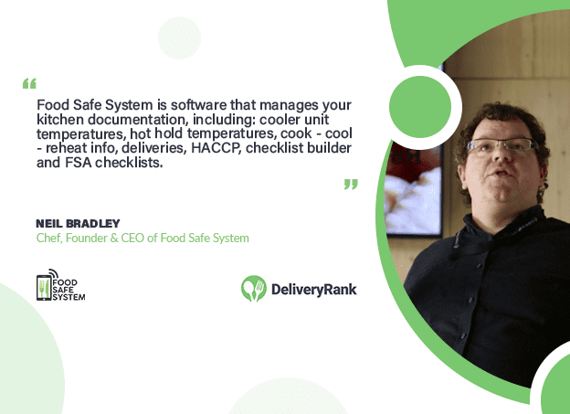 DeliveryRank Interview digital food safety compliance.